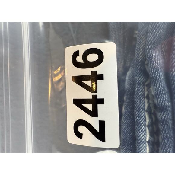 Rock Revival Hettie Crop Straight Stretch 29 Casual Blue Jeans Rhinestone - Picture 9 of 9